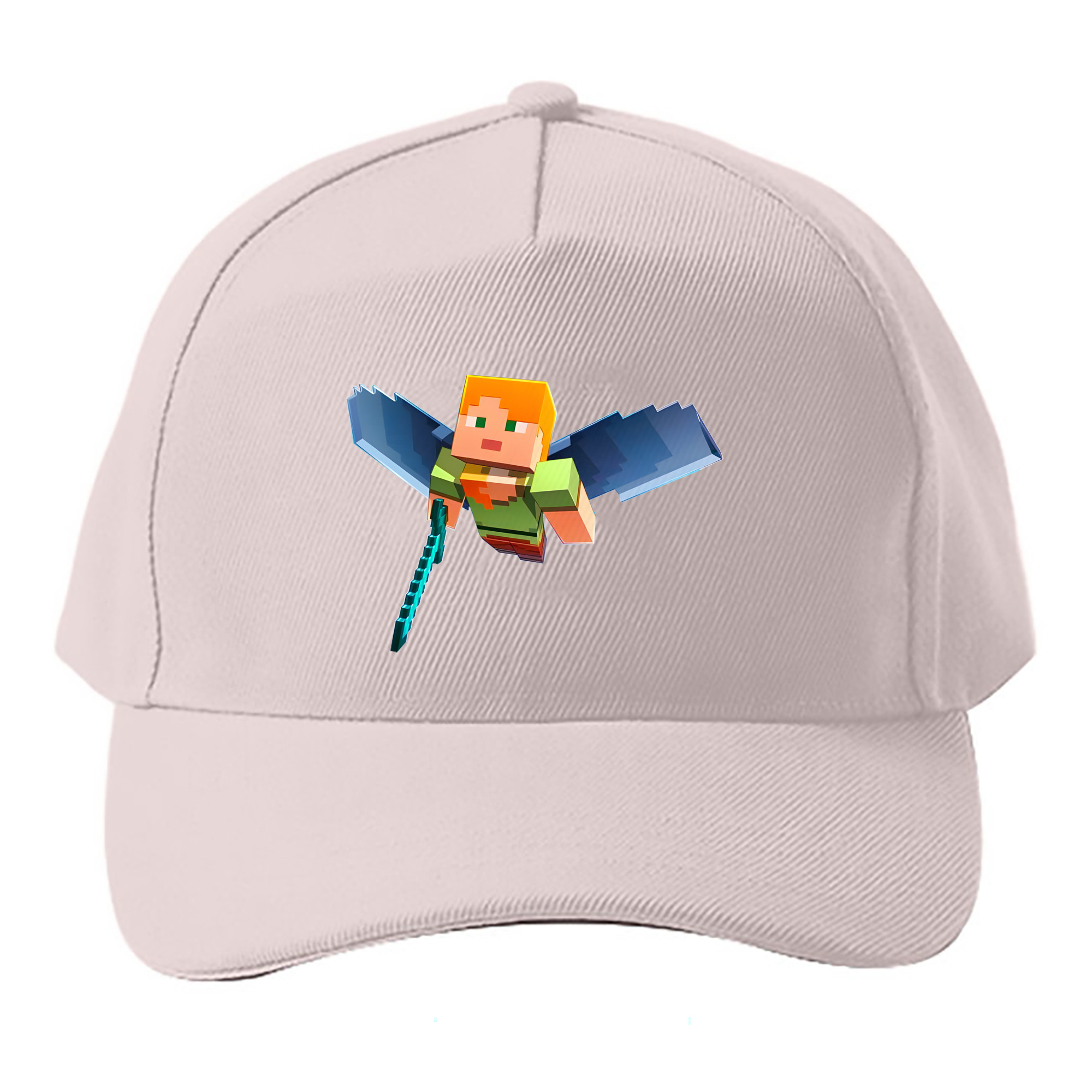 （画像用） マインクラフト ブロックの世界 Minecraft MC Block world ベースボールキャップ 綿100％ 男女兼用 帽子 スポーツ